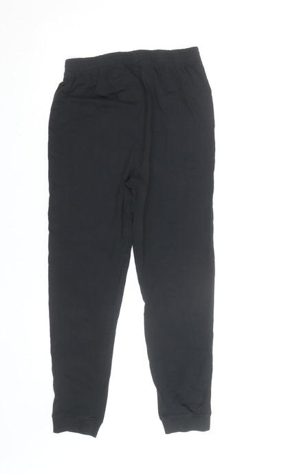 DKNY Teens Black Jogger Sweatpants Size 12 Cotton Blend