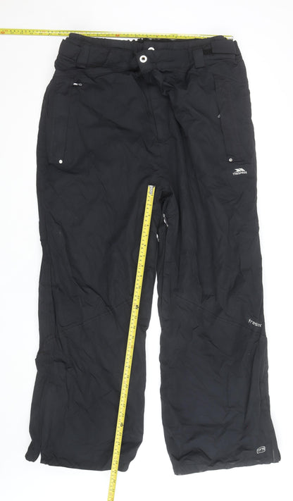 Trespass Men's Black 2XL Waterproof Insulated Snow Pants
