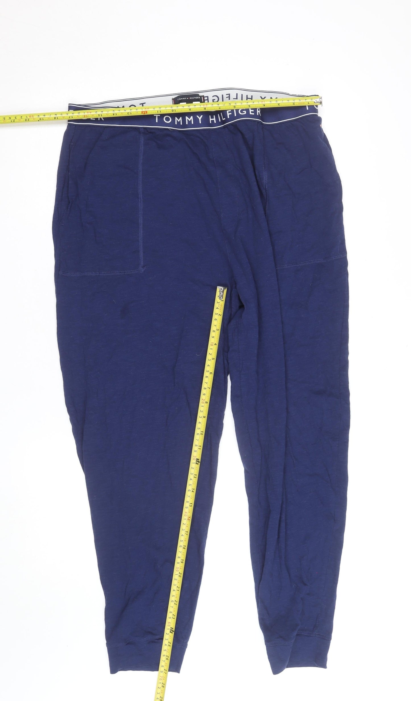 Tommy Hilfiger Men's Blue XL Jogger Activewear Trousers