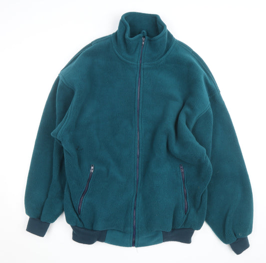 Polartec Men’s Green XL Fleece Full Zip Jacket Outdoor