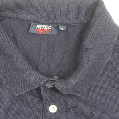 Hi-Tec Men’s Navy Blue Cotton Short Sleeve Polo Shirt XL