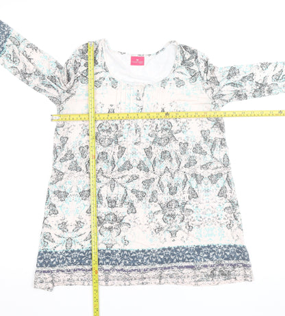 Together Womens Multicoloured XS Tunic Blouse Viscose Jersey