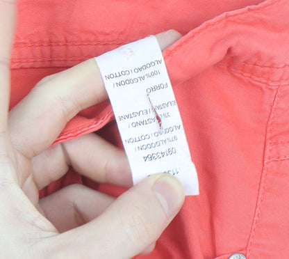 Southern Cotton Women’s Red Capri Trousers Size 10