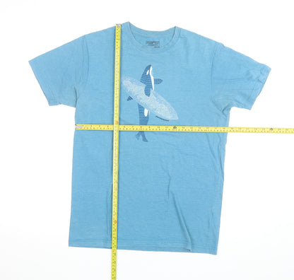 Patagonia Men Blue Slim Fit Animal Graphic T-Shirt M