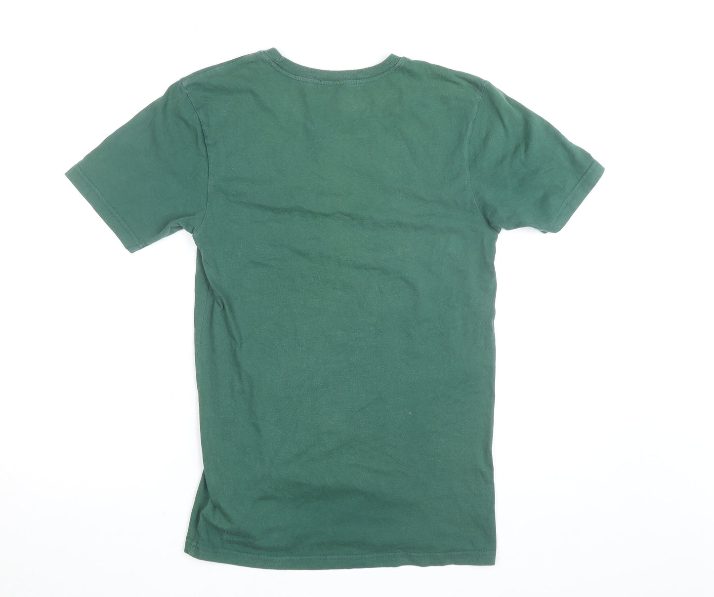 Paul Smith Men's Green Graphic Cotton T-Shirt Small