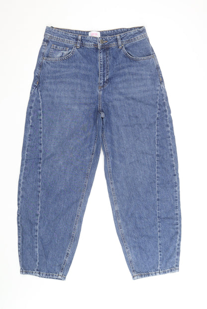 Sonoma Fashion Co Women Blue Size 12 High Rise Mom Jeans