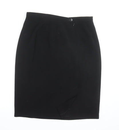 Endora Women's Black Size 16 Pencil Skirt Lined Knee Length