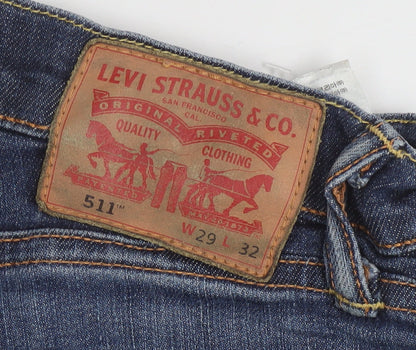 Levi's 511 Men's Blue Slim Fit Denim Jeans W29 L32