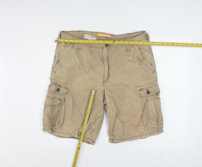 Lee Dungarees Men’s Beige Cargo Shorts Size 36 Regular Cotton