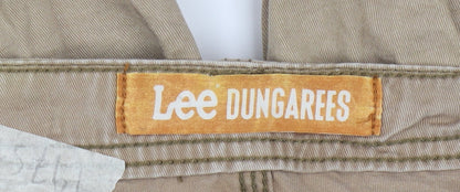 Lee Dungarees Men’s Beige Cargo Shorts Size 36 Regular Cotton
