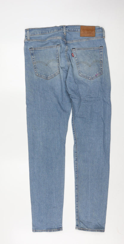 Levi's Men's Blue 512 Slim Fit Light Wash Denim Jeans W32 L34