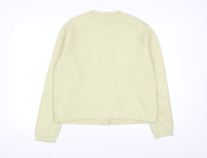 Marks and Spencer Womens Beige Chunky Knit Cardigan M