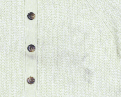 Marks and Spencer Womens Beige Chunky Knit Cardigan M