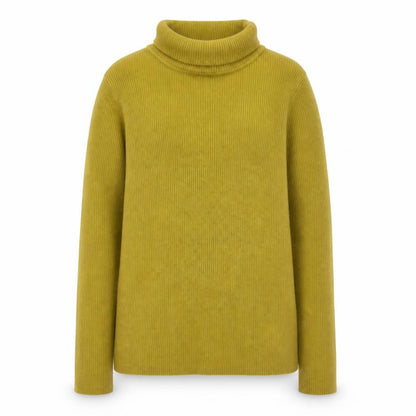 Marks & Spencer Womens Brown Roll Neck Ribbed Jumper Size 10