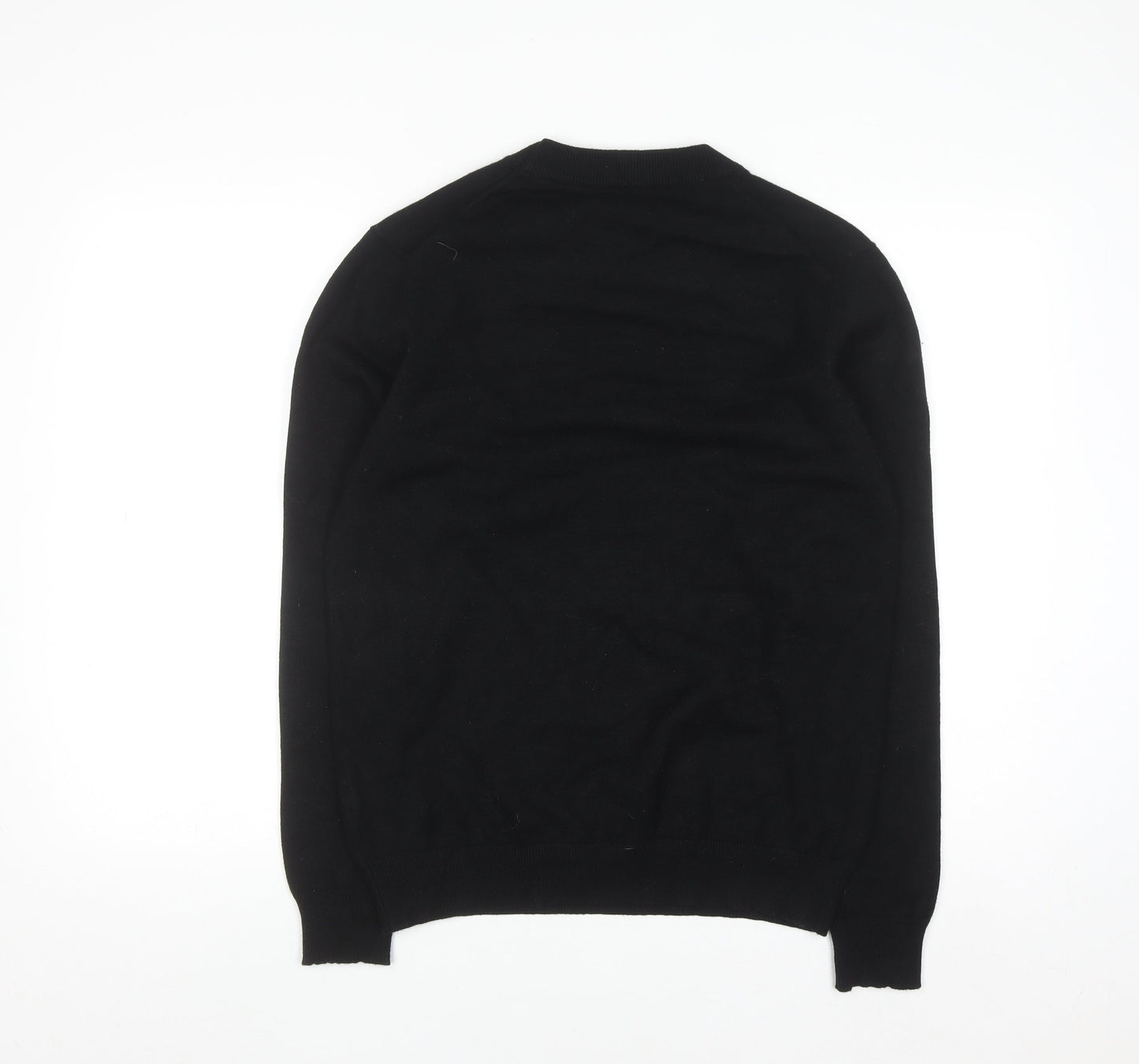Next Men's Black Medium Crew Neck Pullover Jumper