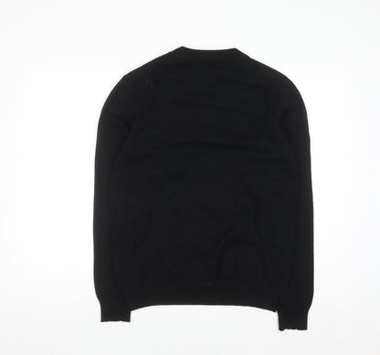 Next Men's Black Medium Crew Neck Pullover Jumper