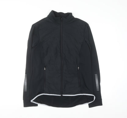 Crane Women's Black Size 12/14 Windbreaker Cycling Jacket