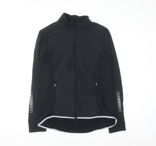 Crane Women's Black Size 12/14 Windbreaker Cycling Jacket