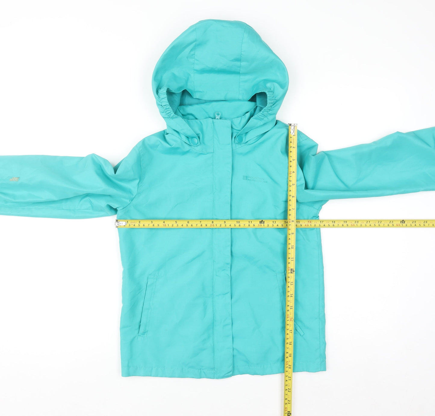 Mountain Warehouse Girls Blue 3-in-1 Hooded Waterproof Jacket 9-10 Years