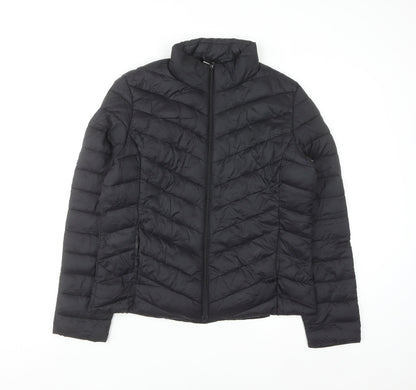Primark Women Black M Quilted Puffer Jacket Lightweight Nylon