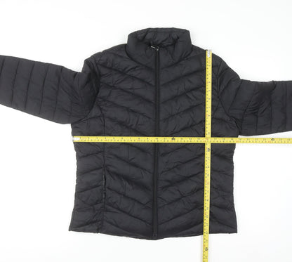 Primark Women Black M Quilted Puffer Jacket Lightweight Nylon