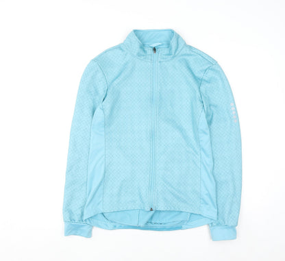 Crane Women Blue Size 14 Full Zip Fleece Sweatshirt Jacket