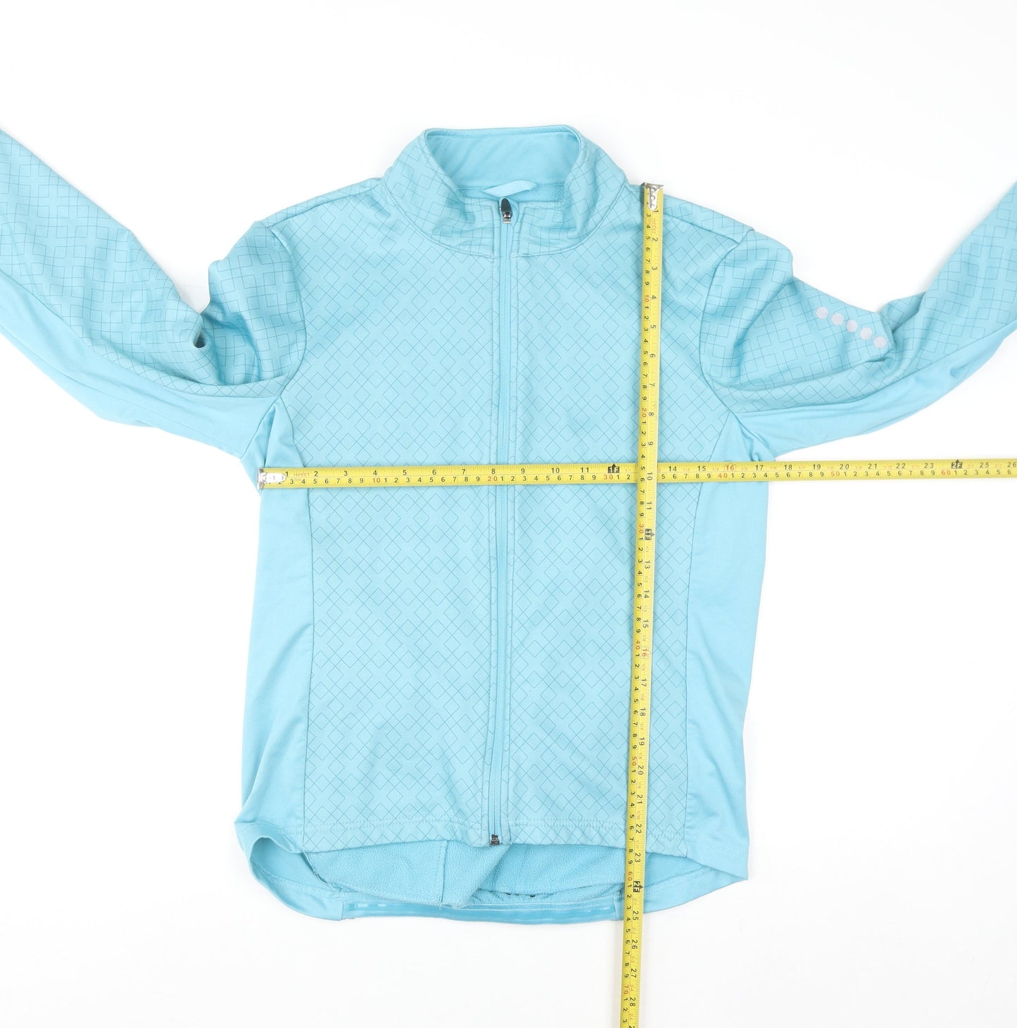 Crane Women Blue Size 14 Full Zip Fleece Sweatshirt Jacket