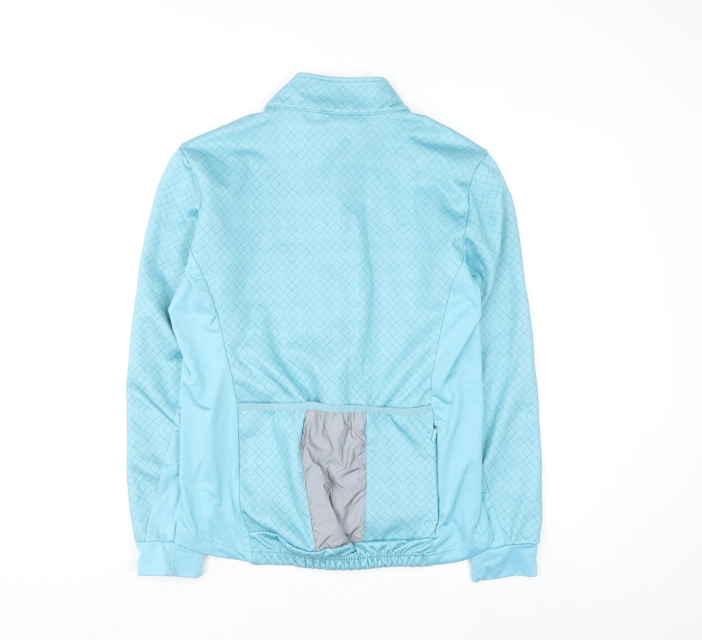 Crane Women Blue Size 14 Full Zip Fleece Sweatshirt Jacket