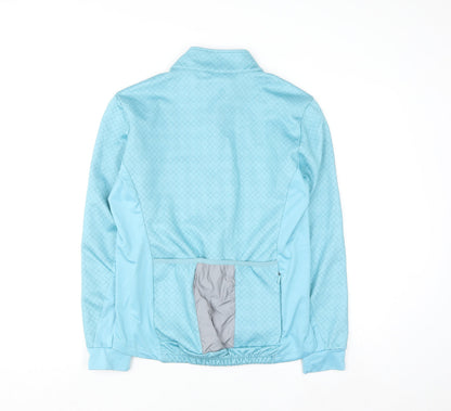Crane Women Blue Size 14 Full Zip Fleece Sweatshirt Jacket