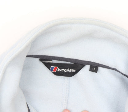 Berghaus Women’s Light Blue Full Zip Fleece Jacket Size 16