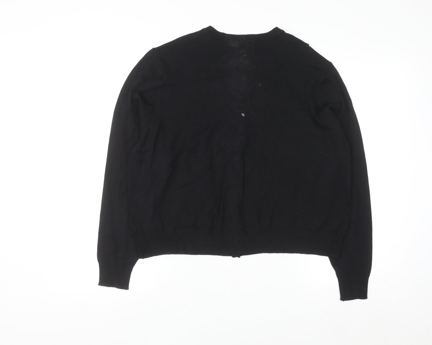 Marks and Spencer Women's Black Long Sleeve Cardigan Size 18