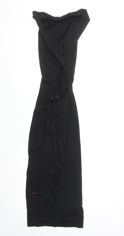 ASOS DESIGN Women's Black Strapless Maxi Dress Size 12
