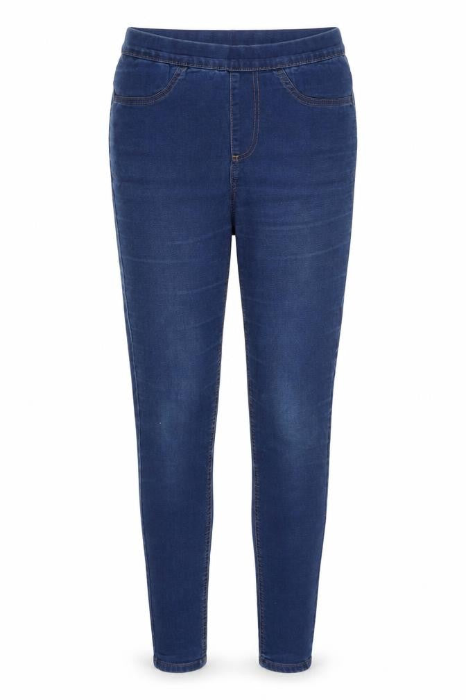 Marks & Spencer Women's Blue Jeggings UK 10 Regular Fit Stretch Denim
