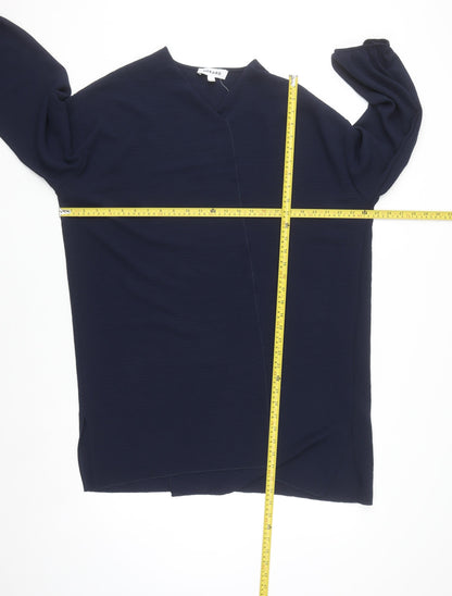 Gerard Women's Blue V-Neck 3/4 Sleeve Open Cardigan Size 16