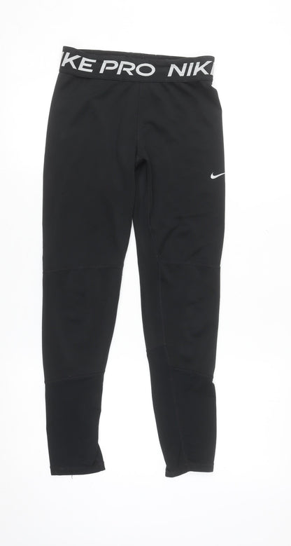 Nike Pro Women Black XL Sports Leggings Moisture Wicking Stretch