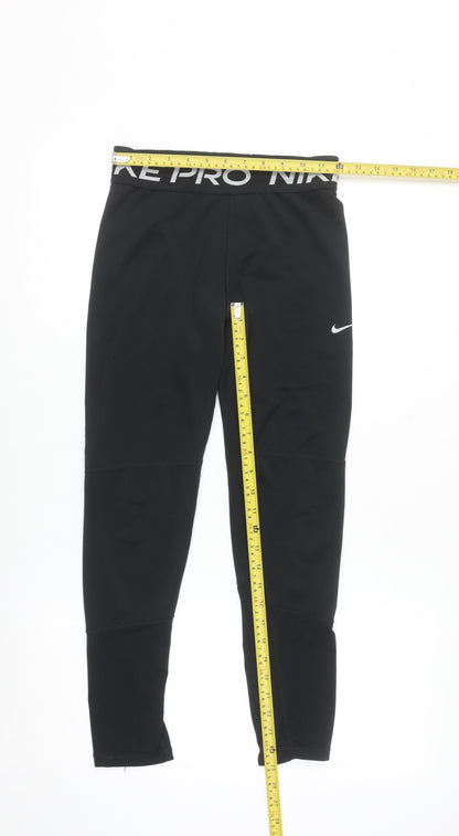 Nike Pro Women Black XL Sports Leggings Moisture Wicking Stretch