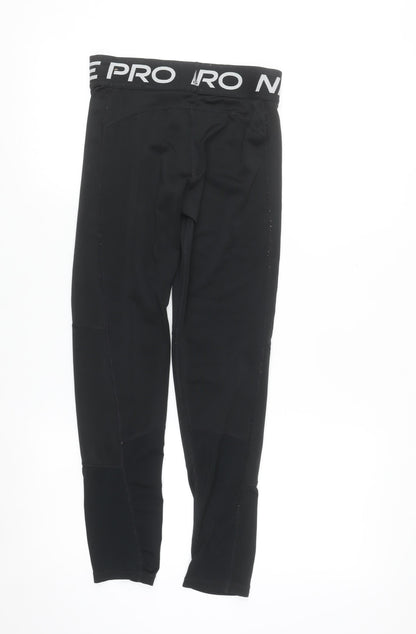 Nike Pro Women Black XL Sports Leggings Moisture Wicking Stretch