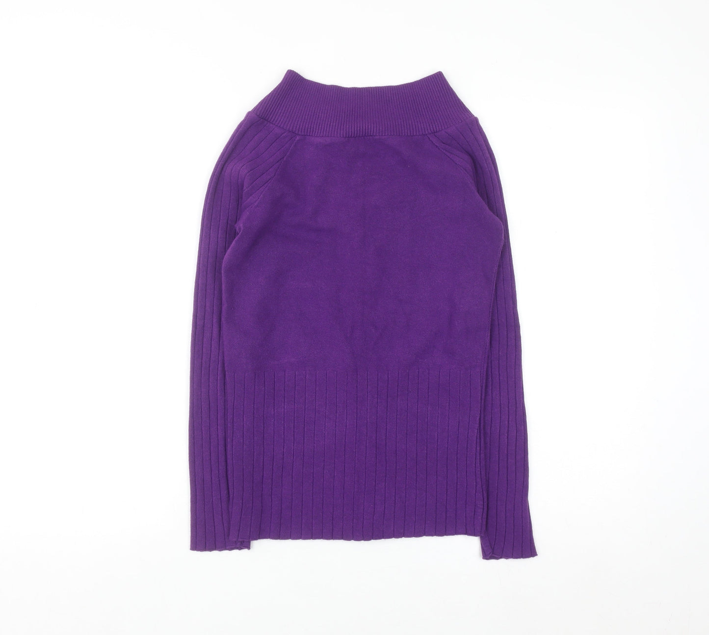 Savida Women’s Purple High Neck Button Cardigan Size 12