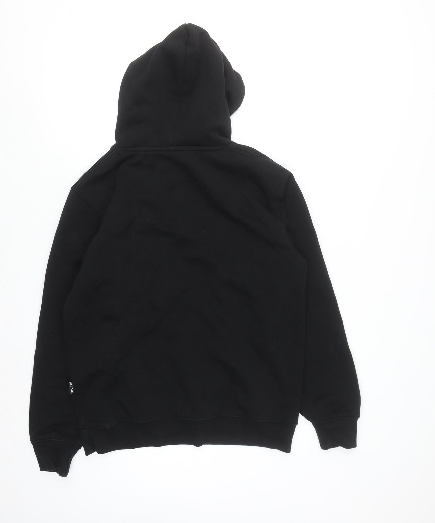 Nicce Men Black Pullover Hoodie S Regular Fit Fleece