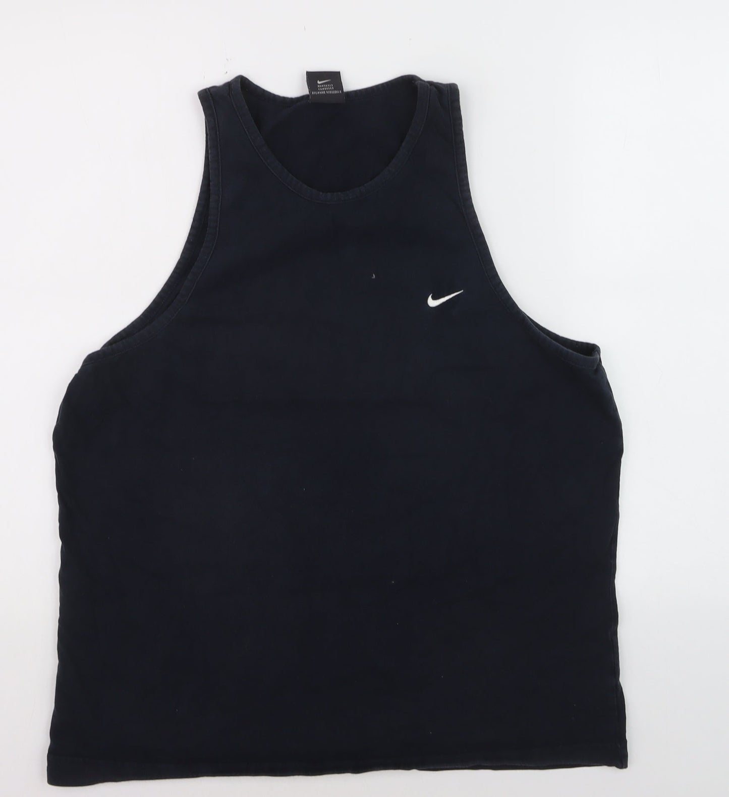 Nike Men's Black XL Athletic Tank Top 100% Cotton Sportswear