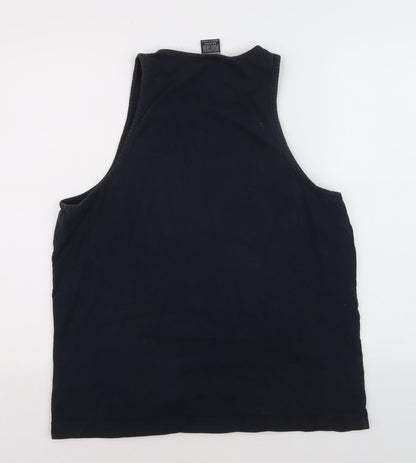 Nike Men's Black XL Athletic Tank Top 100% Cotton Sportswear