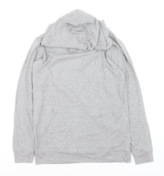 Kate Morgan Womens Grey Pullover Hoodie UK 8-10 Cotton Blend