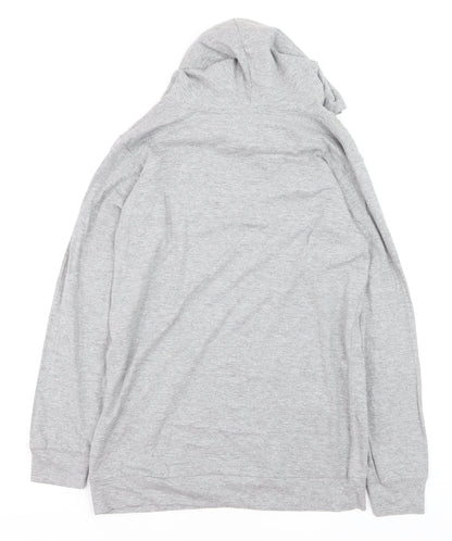 Kate Morgan Womens Grey Pullover Hoodie UK 8-10 Cotton Blend