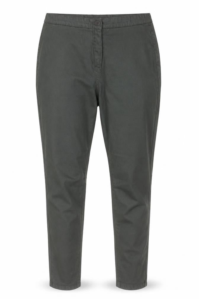 Denim Co. Women's Green Size 14 Chino Slim Trousers