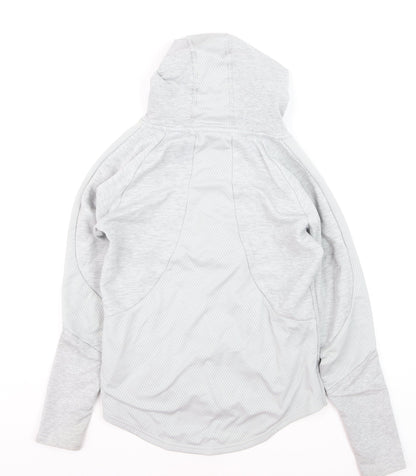 Puma Men's Grey XS Slim Fit Hooded Track Jacket