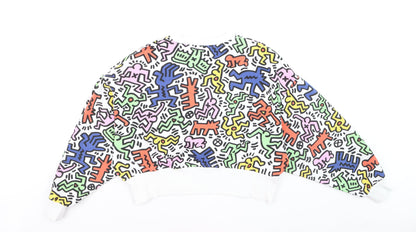 Primark x Keith Haring Women's Multicoloured XS Pullover Sweatshirt