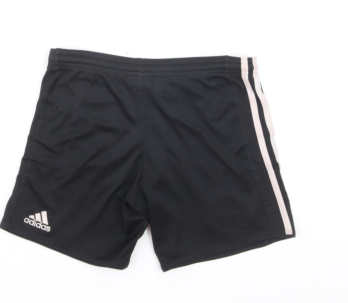 Adidas Boys Black Manchester United Football Shorts 7-8 Years