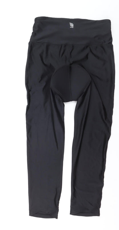 Ridge Womens Black Padded Cycling Leggings Size 16