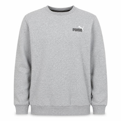 Puma Men's Grey Crew Neck Pullover Sweatshirt Size L