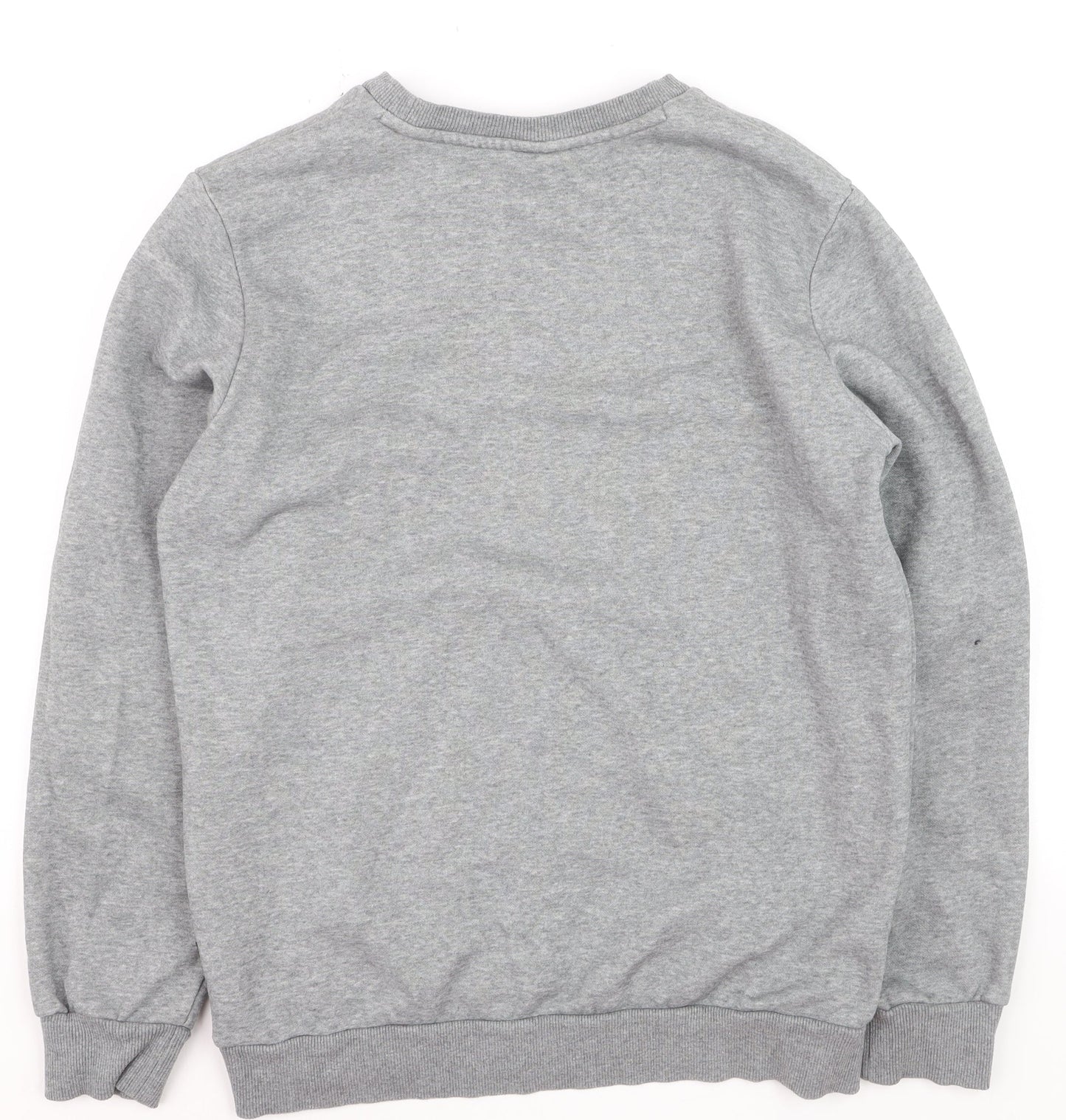 Puma Men's Grey Crew Neck Pullover Sweatshirt Size L